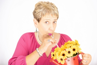 Wendy Farha-with flowers